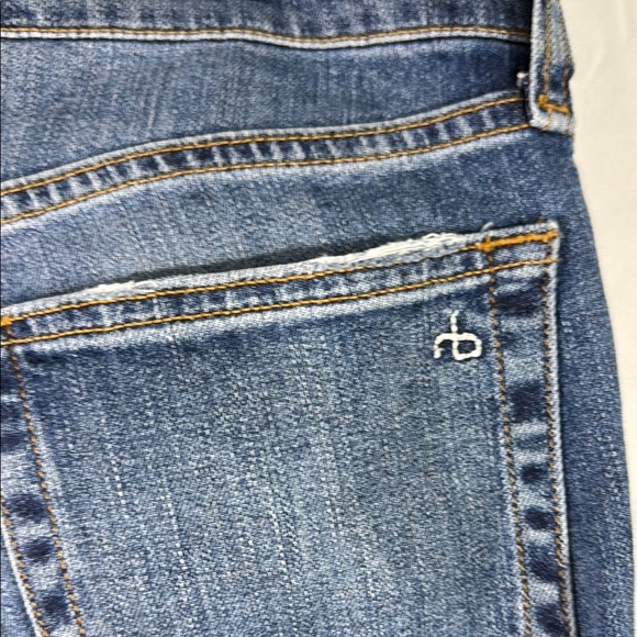 Rag and Bone DRE Low-Rise Slim Boyfriend Jeans Size 24 - Picture 8 of 12